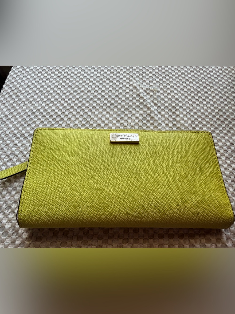 Kate Spade Wallet in Neon Yellow